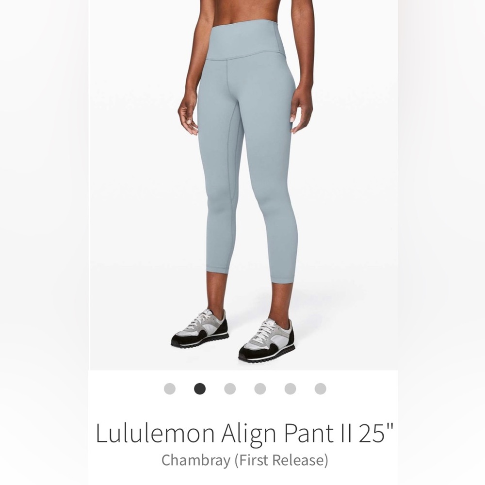 Lululemon Align 25” Chambray Size 2